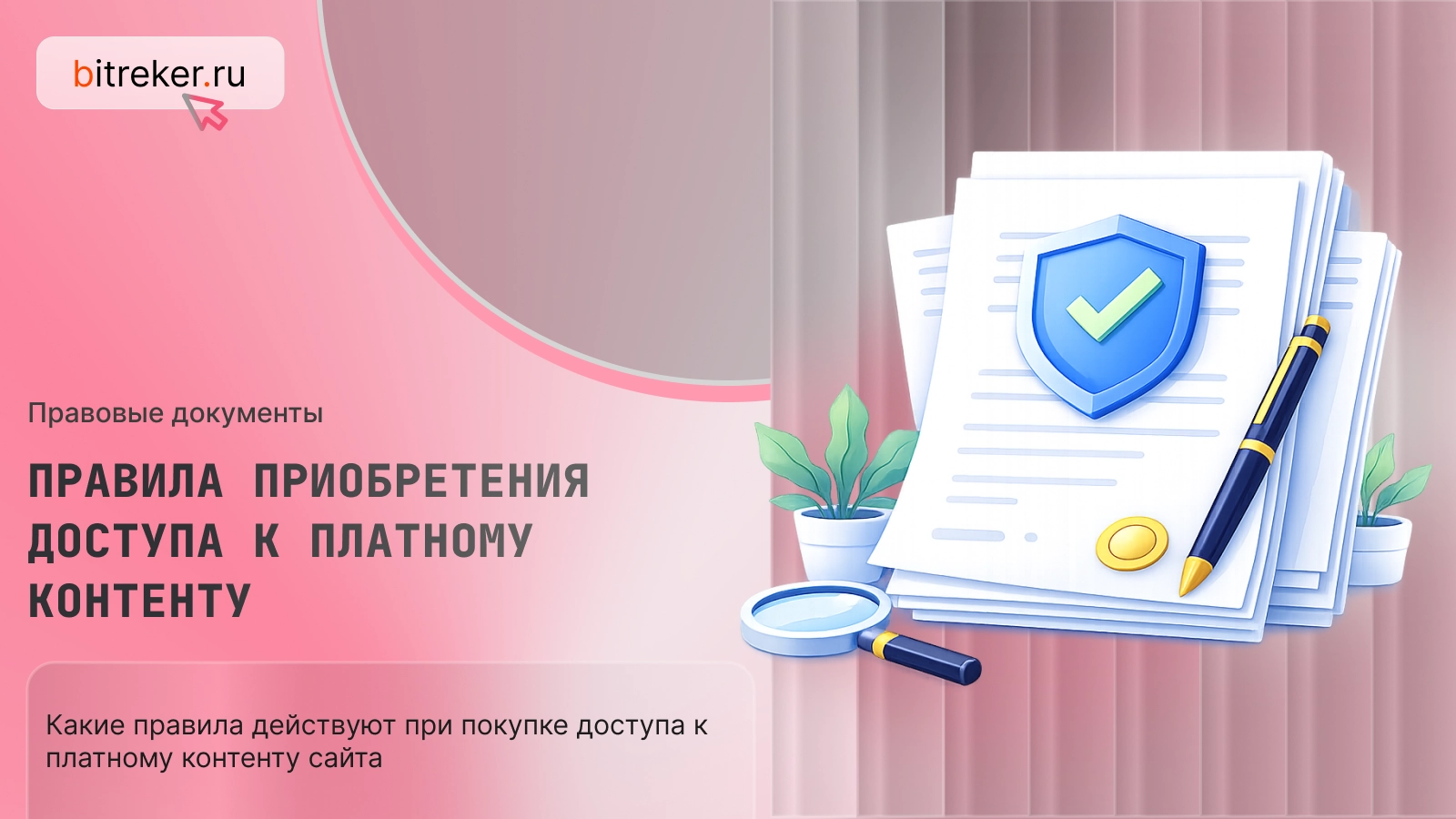 Правила приобретения доступа к платному контенту